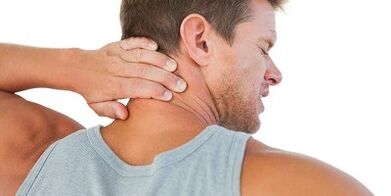 neck pain with osteochondrosis of the neck