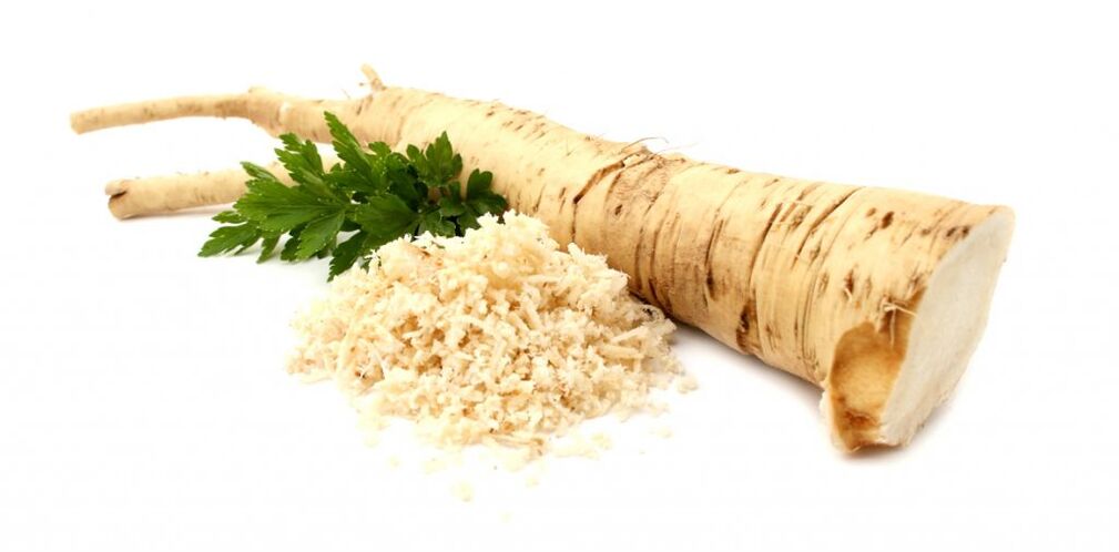 Rub horseradish and elderberry for osteochondrosis of the neck